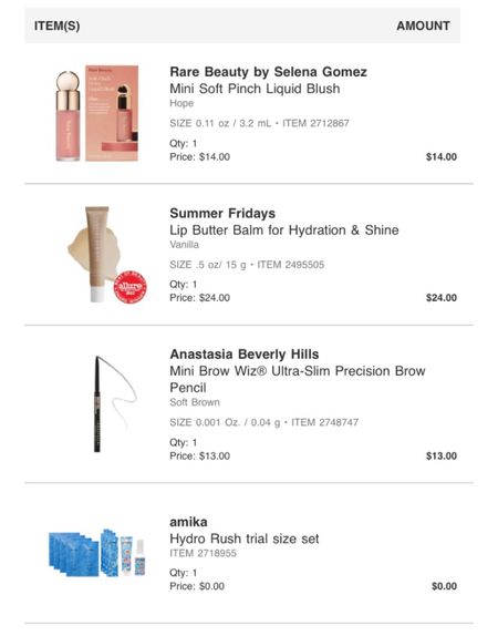 New purchases from Sephora 

Blush, lip balm, eyebrow pencil 



#LTKbeauty #LTKfindsunder100