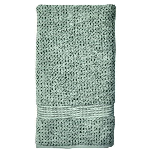 Better Homes & Gardens Signature Soft Popcorn Texture Bath Sheet, Green River | Walmart (US)