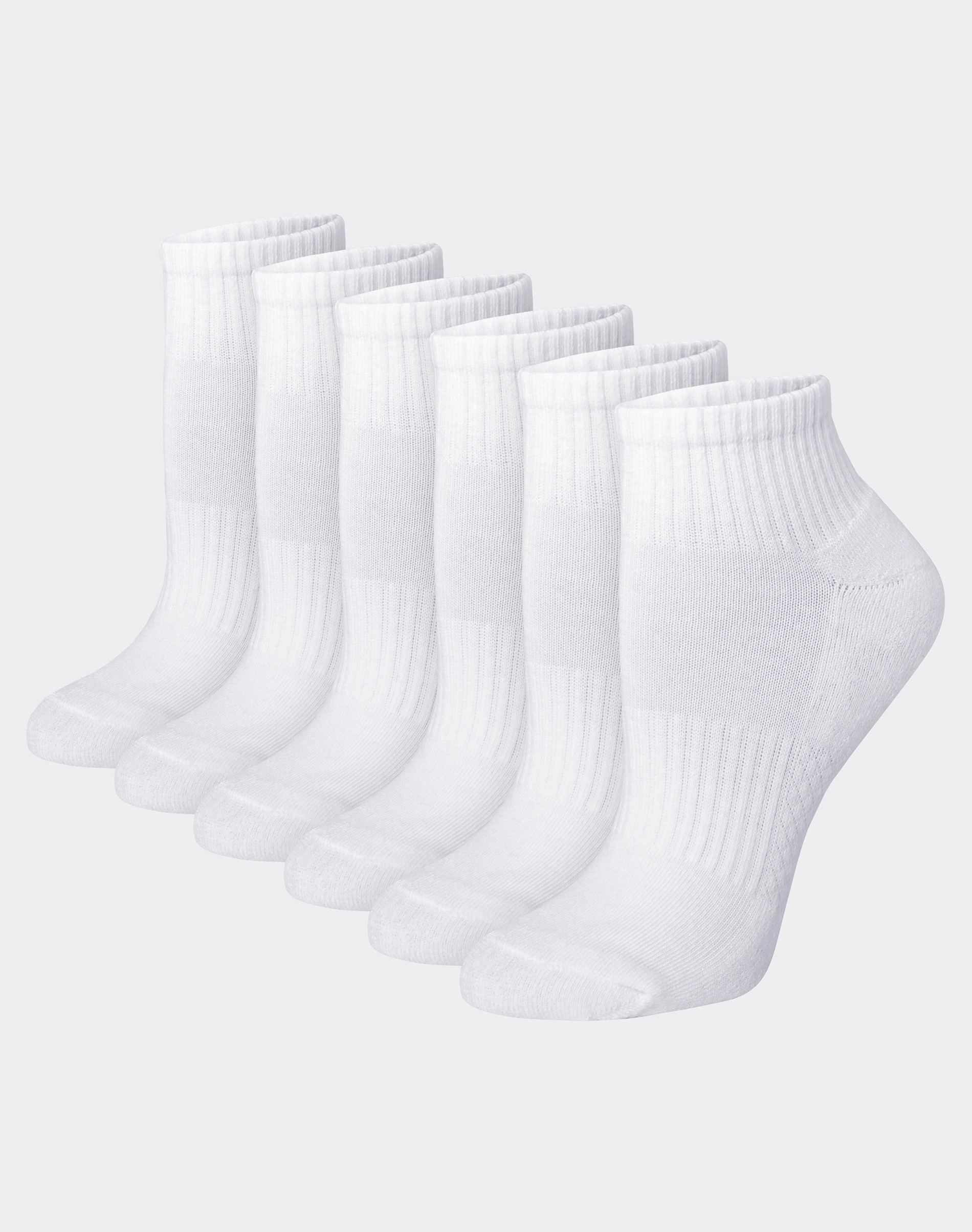 Hanes Women's Premium Performance Cushioned Ankle Socks, 6-Pack | Hanes.com