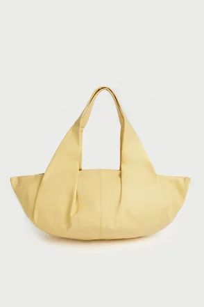 Real Leather Half Moon Shoulder Bag | Warehouse UK & IE