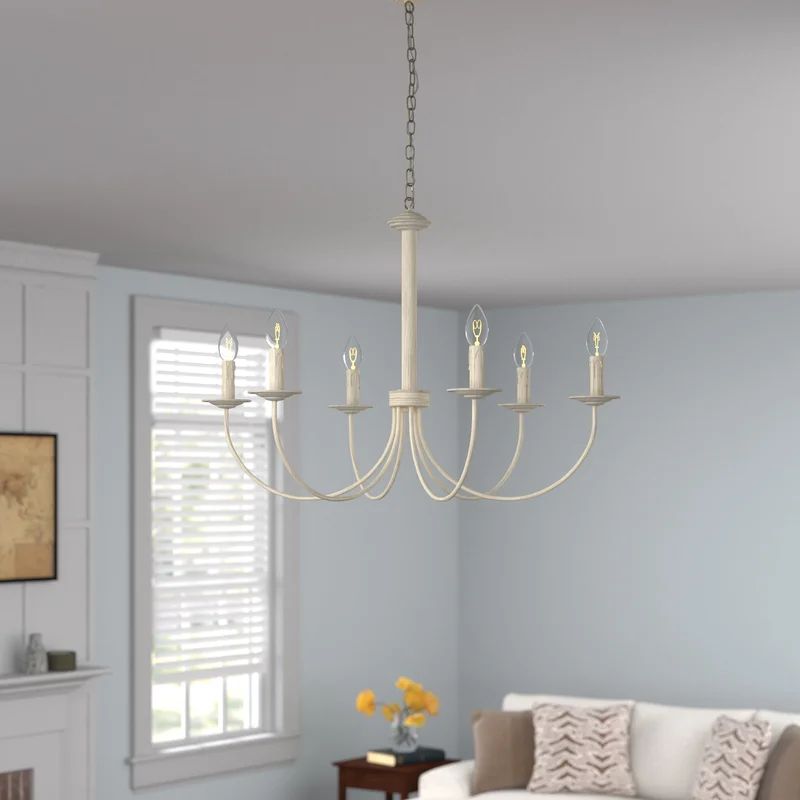 Kelly 6 - Light Candle Style Classic Chandelier | Wayfair North America