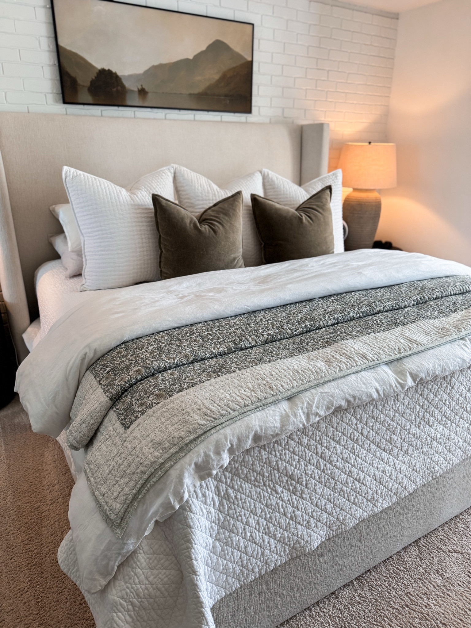 Layers of brutal bedding with a floral quilt as the finished touch! 

#LTKSaleAlert #LTKStyleTip #LTKHome