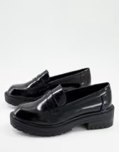 New Look - Loafers met dikke zool in zwart | ASOS | ASOS (Global)