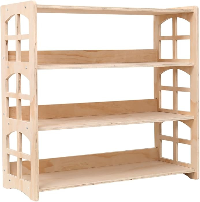 Montessori Bookshelf Toy Shelf Kids Storage Organizer for Toys Book Shelves for Kids Room Sturdy ... | Amazon (US)