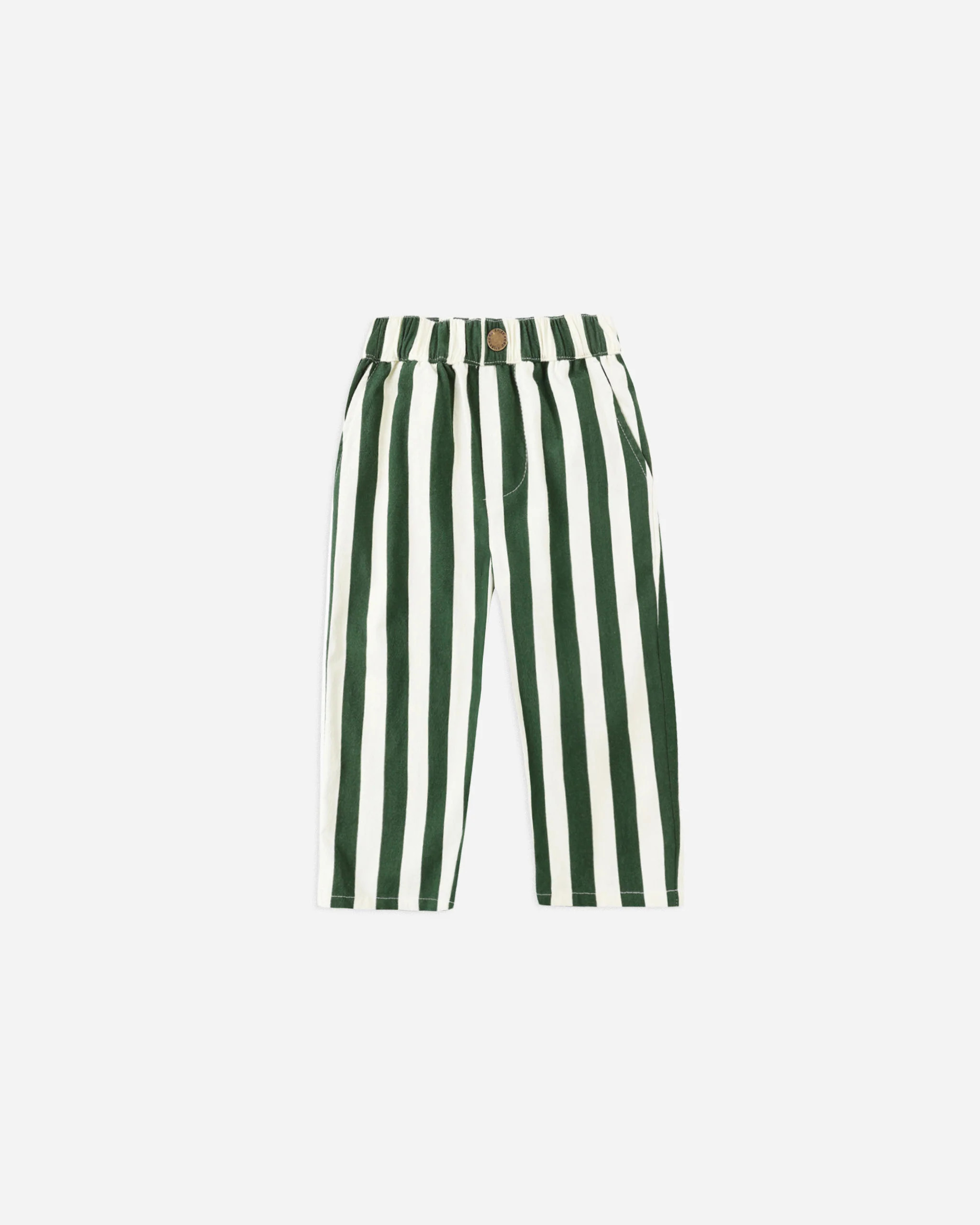 Baggy Pant || Green Stripe | Rylee + Cru