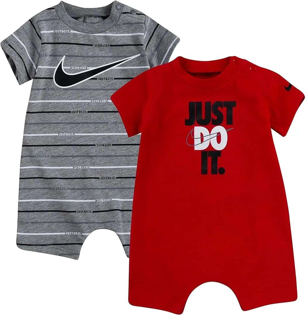 Nike Baby Boy Just Do It Romper 2 Piece Set | Amazon (US)