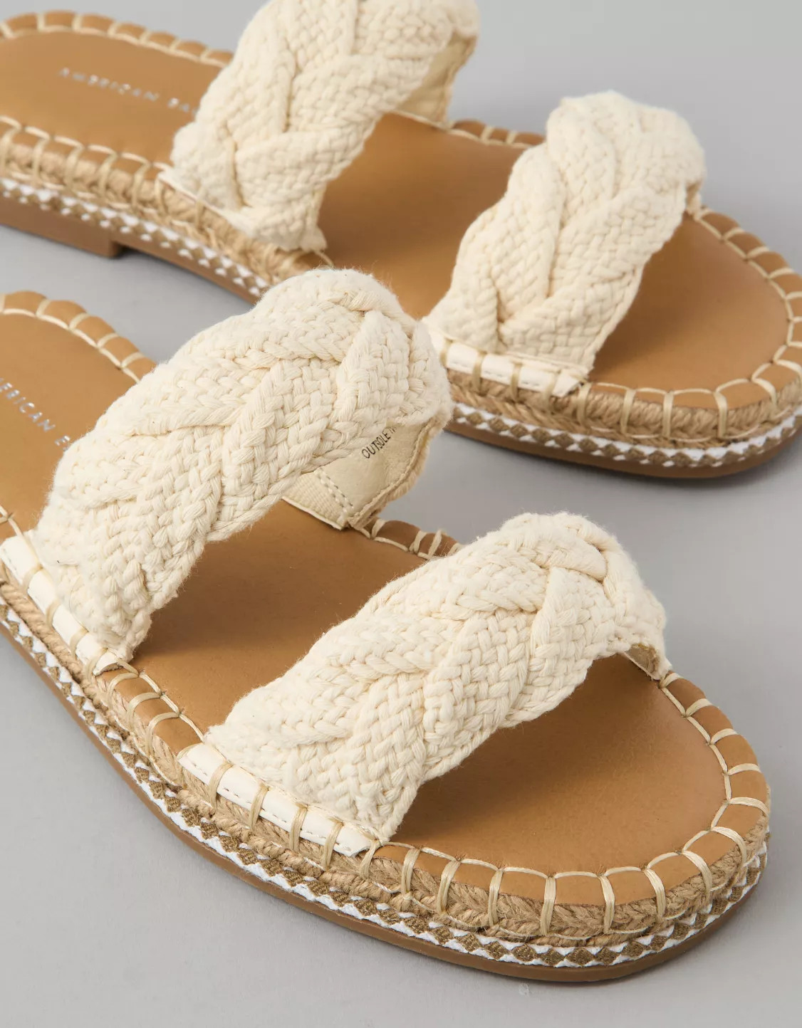 AE Double Strap Slide Sandal | American Eagle Outfitters (US & CA)