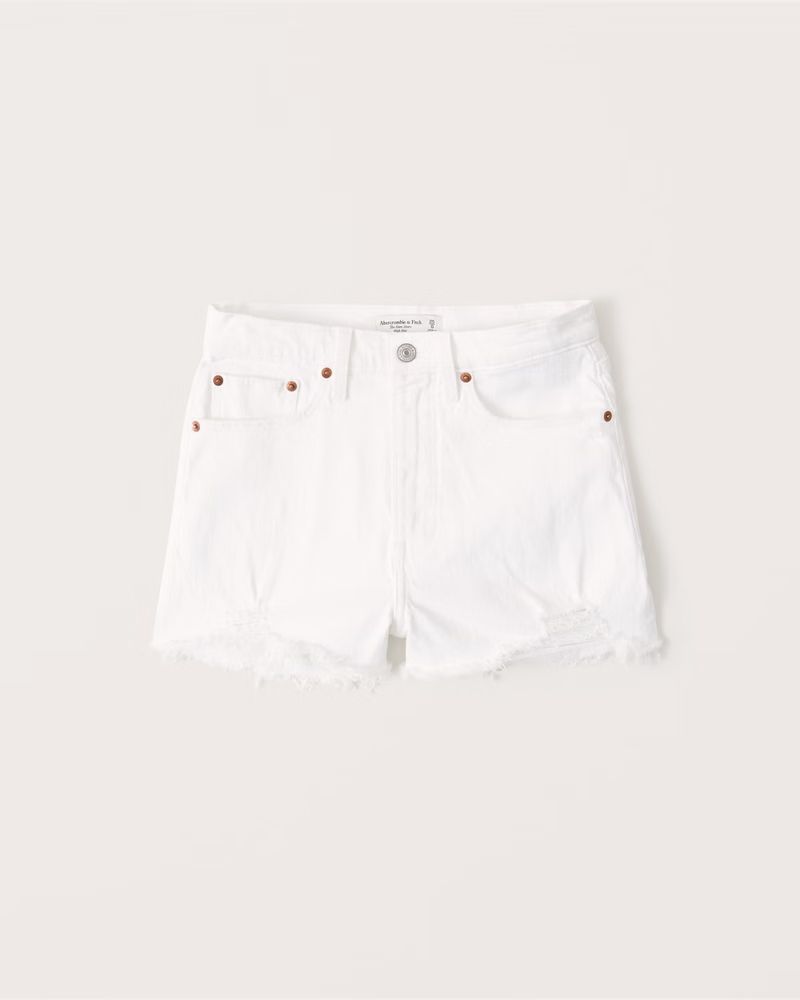 High Rise Mom Shorts | Abercrombie & Fitch (US)