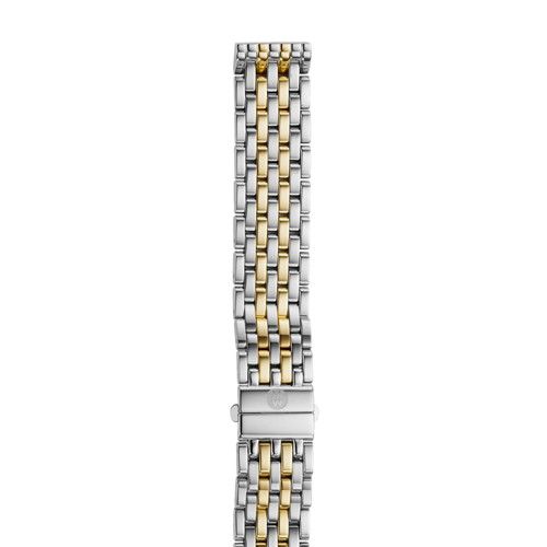 Michele 18Mm Deco 7-Link Two-Tone Bracelet Ms18au285048 | Michele Watches