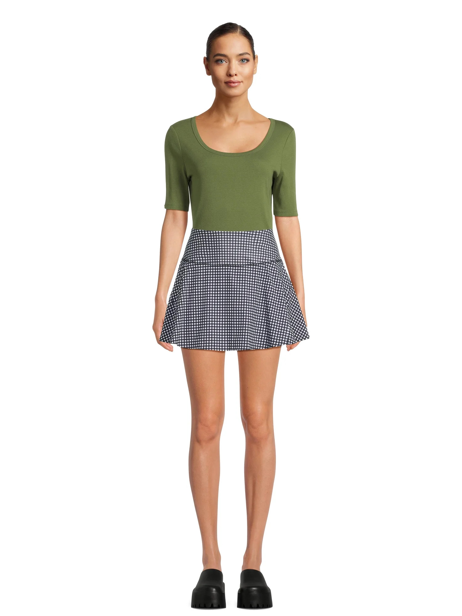 Avia Women's Court Skort, with Built-In Shorts, Sizes XS-XXXL | Walmart (US)