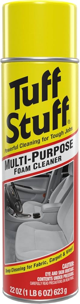 Tuff Stuff Multi-Purpose Foam Cleaner, Use on Car Interior, Furniture, Carpet, 22 Oz Each | Amazon (US)