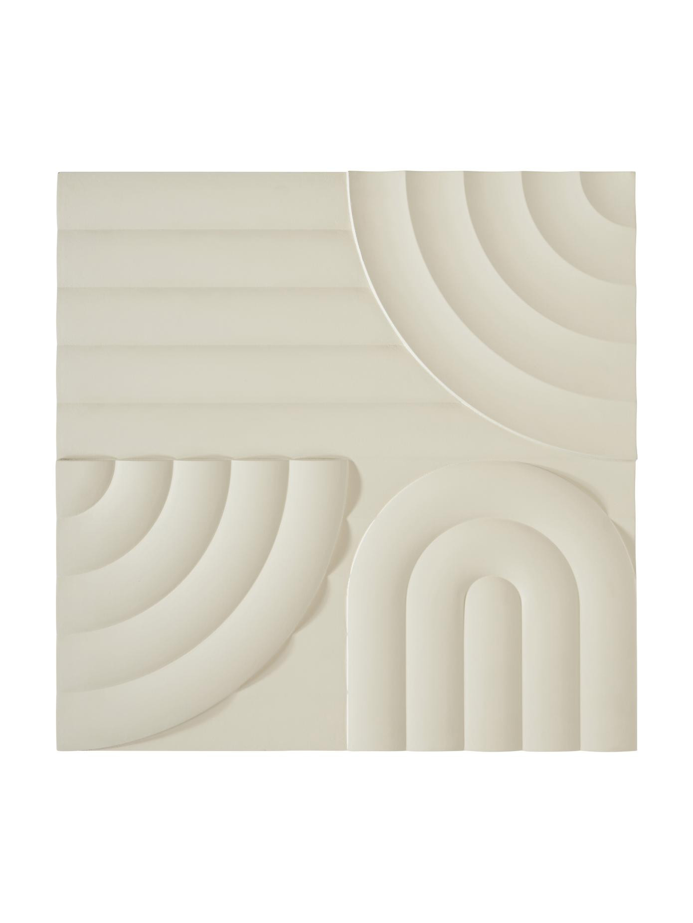 Wandobject Massimo van hout in beige | Westwing EU