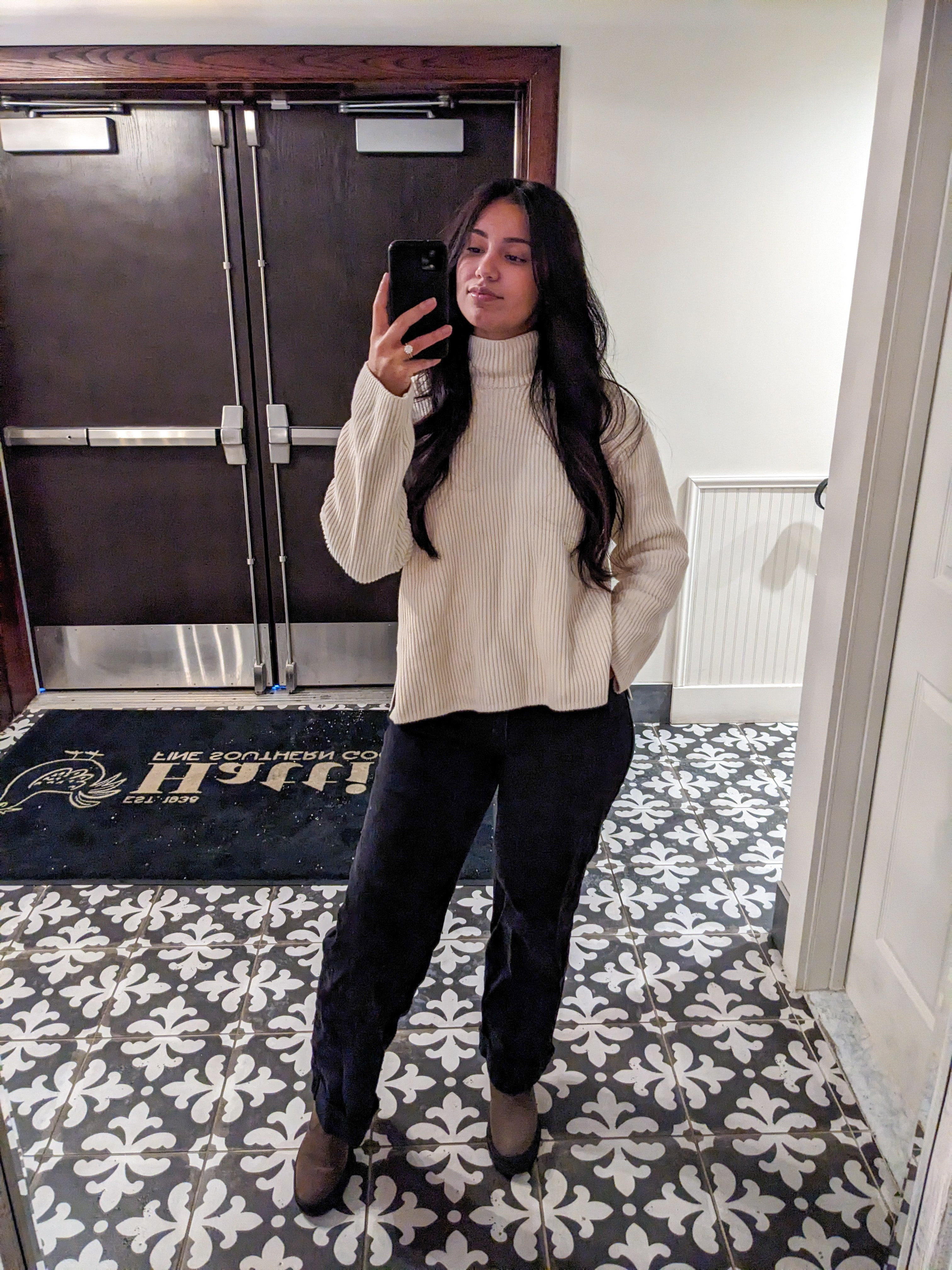 Cozy sweater from Gap, jeans from Abercrombie which I absolutely just love their jeans, and Timberland boots to complete this comfy casual look!

#LTKStyleTip