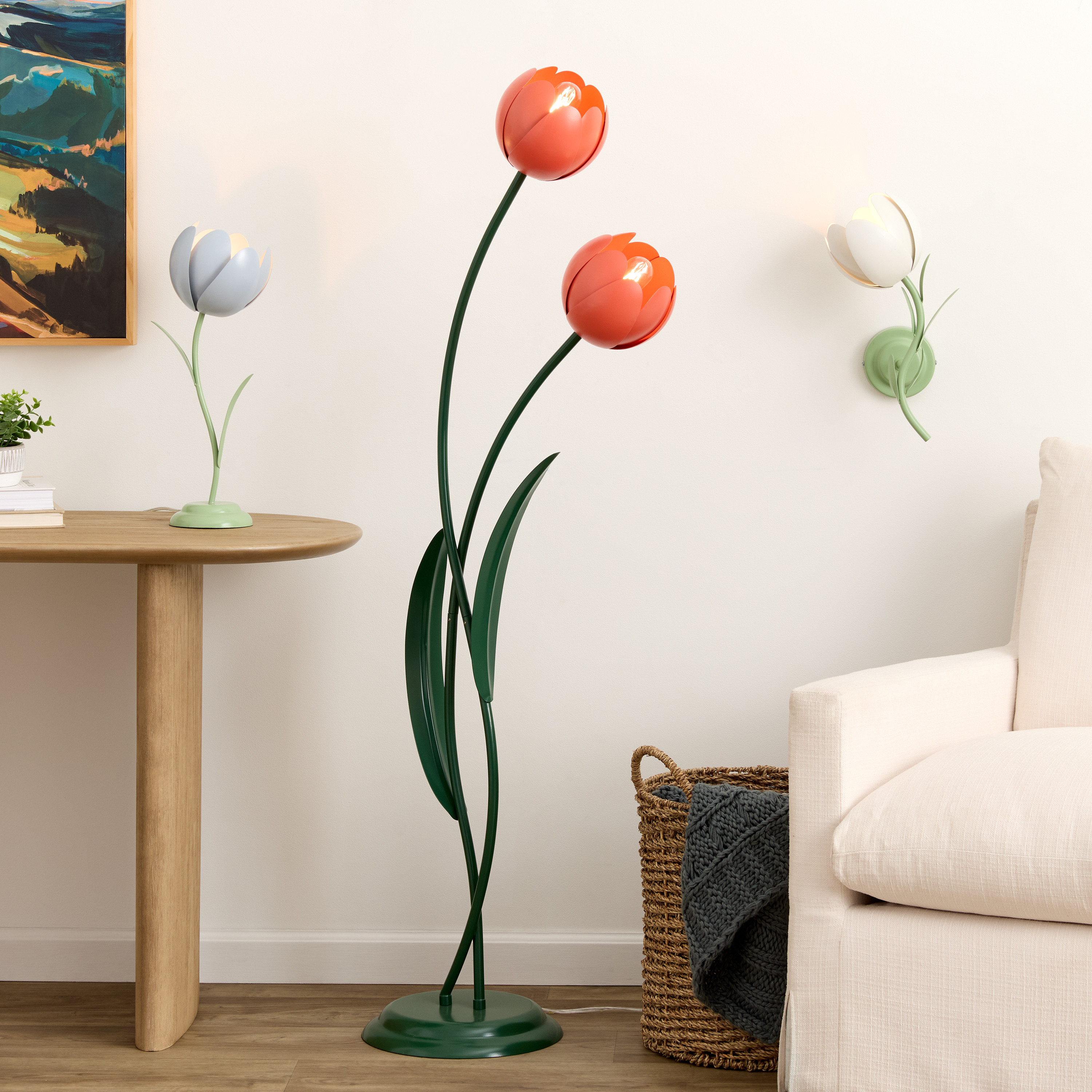 Metal Tulip Figural Lighting Collection | World Market