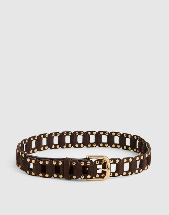Open-Weave Belt in Suede | Madewell