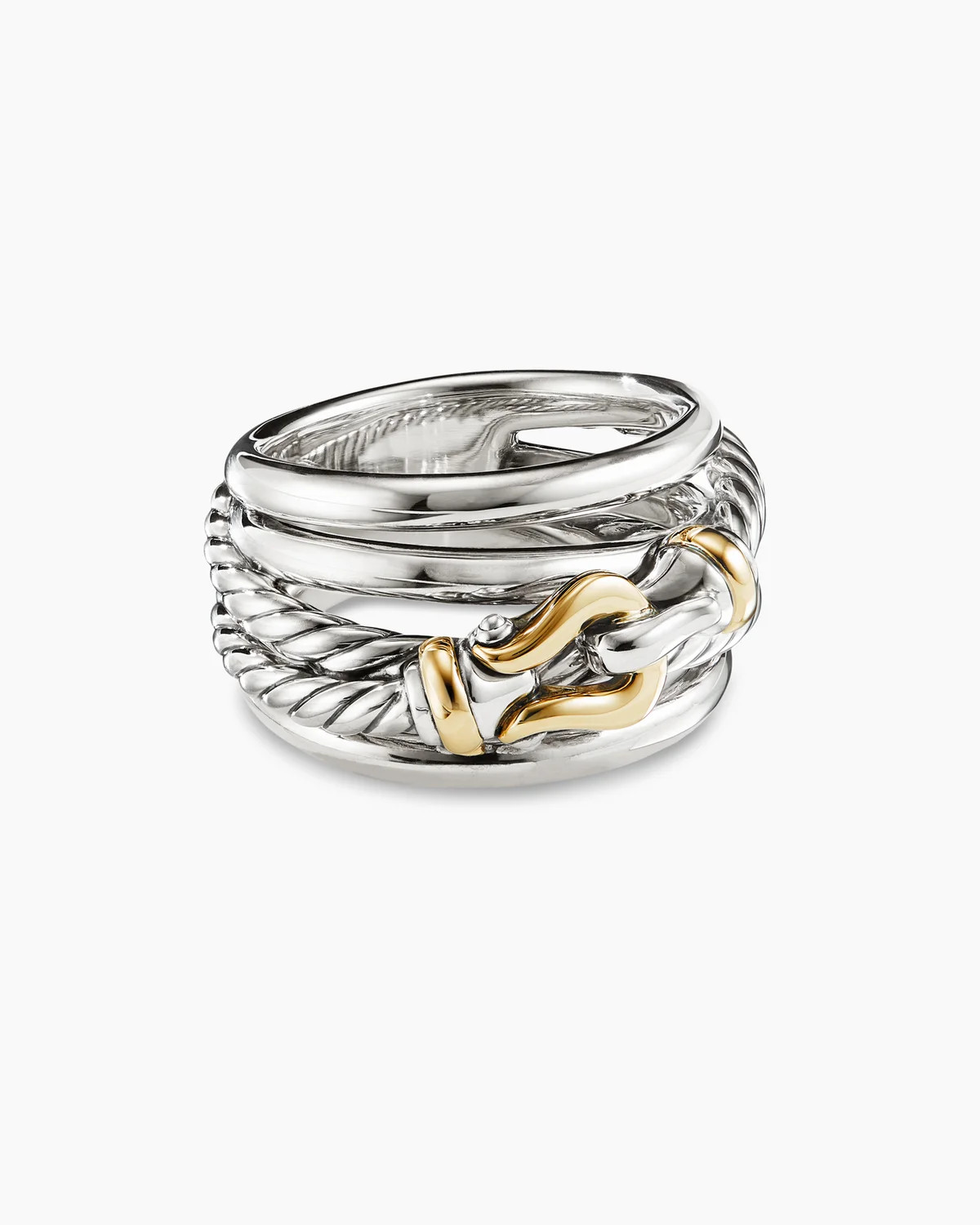 Buckle Crossover Ring | David Yurman