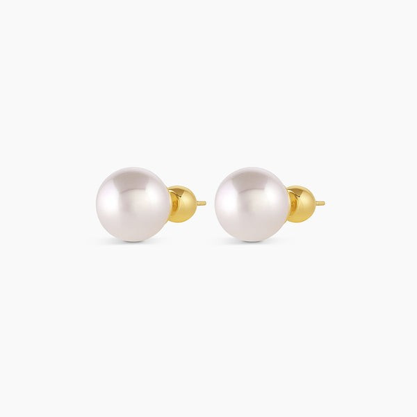 Lou Pearl Studs (White) | Gorjana