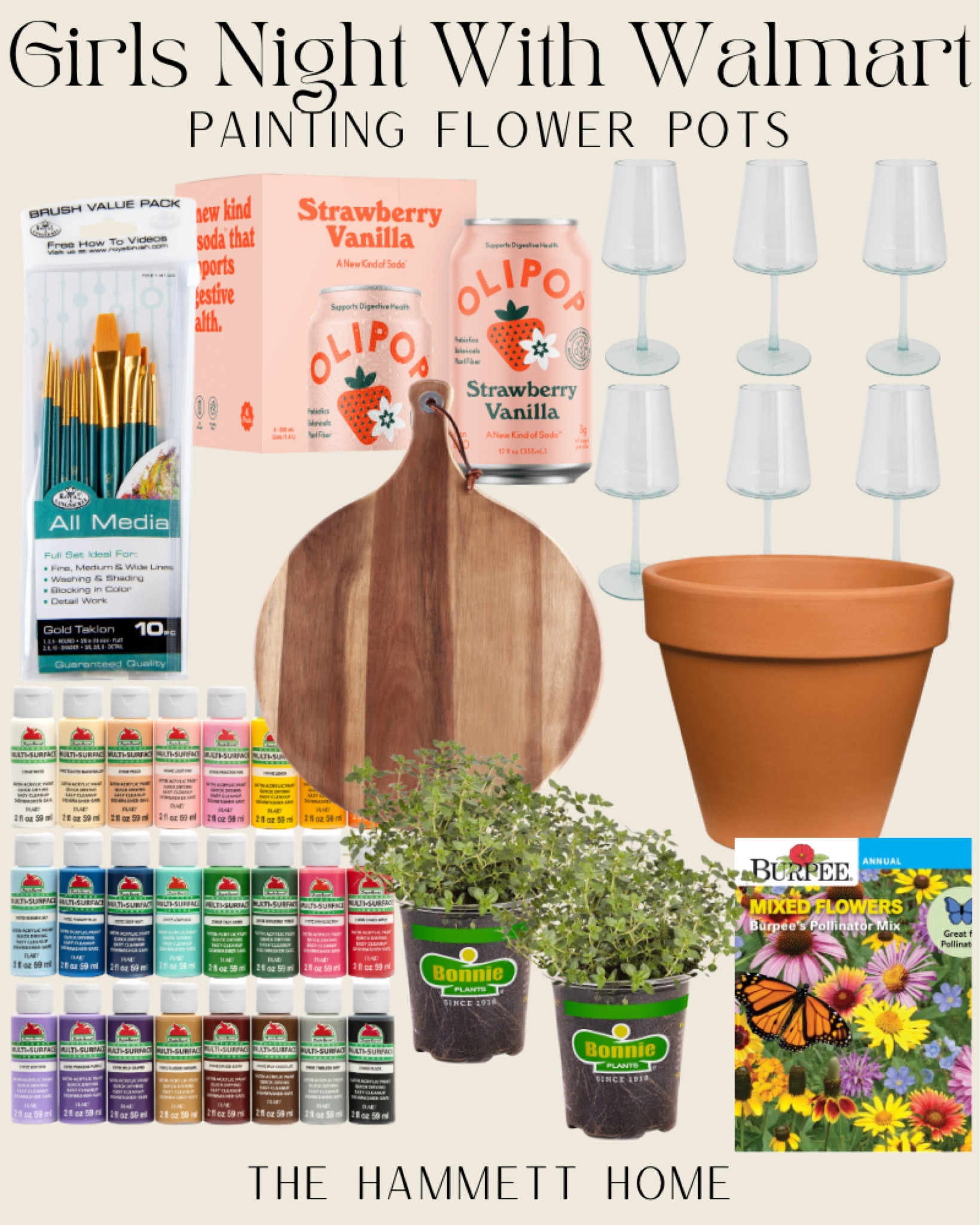 Here’s your sign to have a girls night painting flower pots! 


Walmart, girls night, hosting, hostess, party, affordable, spring, summer, garden, trending, viral, tiktok

#LTKparties #LTKfindsunder50 #LTKSeasonal