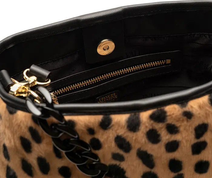 Frances Valentine Small June Cheetah Print Faux Fur Shoulder Bag | Nordstrom | Nordstrom