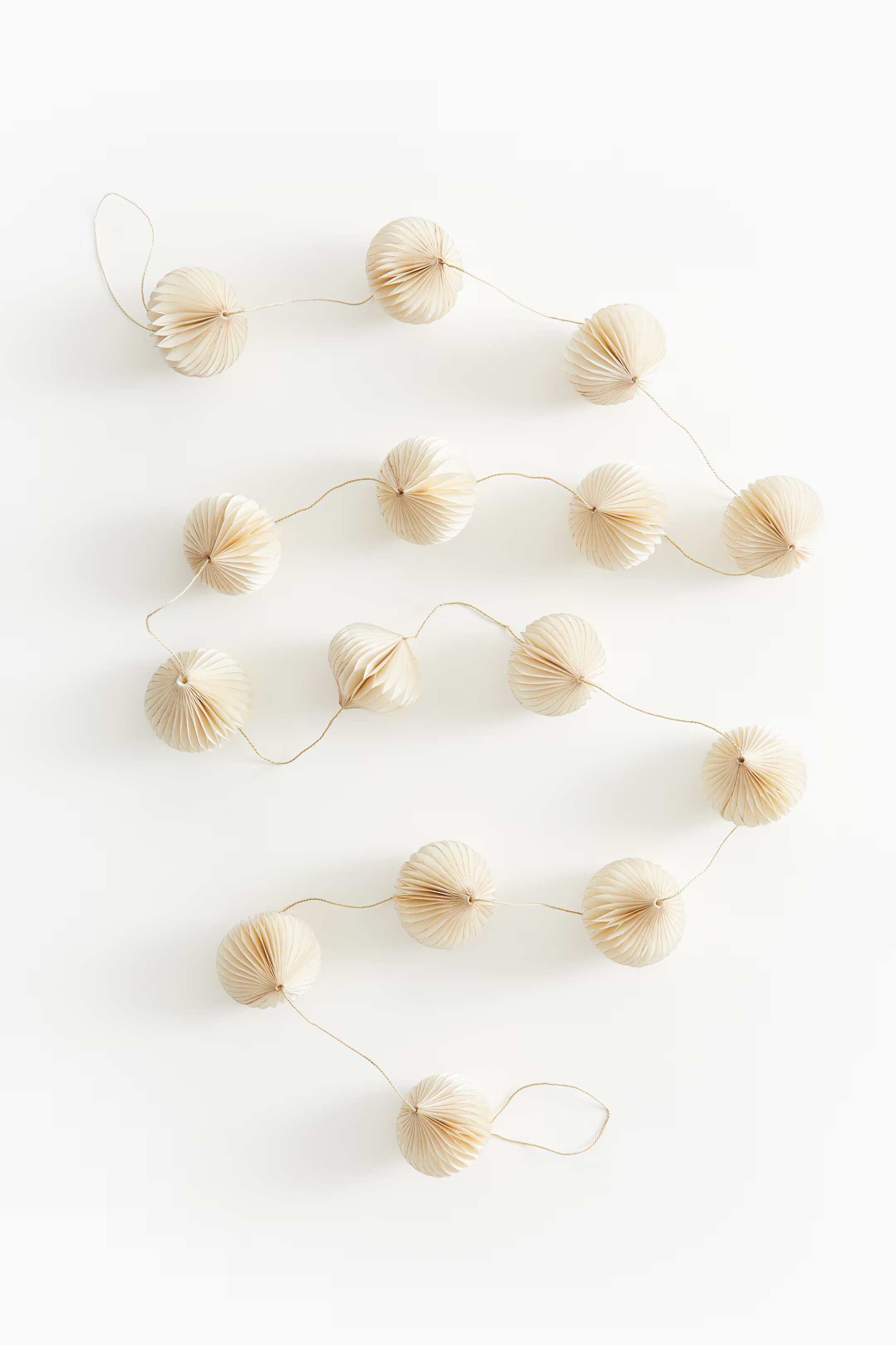 Glittery Pennant Garland - White - Home All | H&M US | H&M (US + CA)