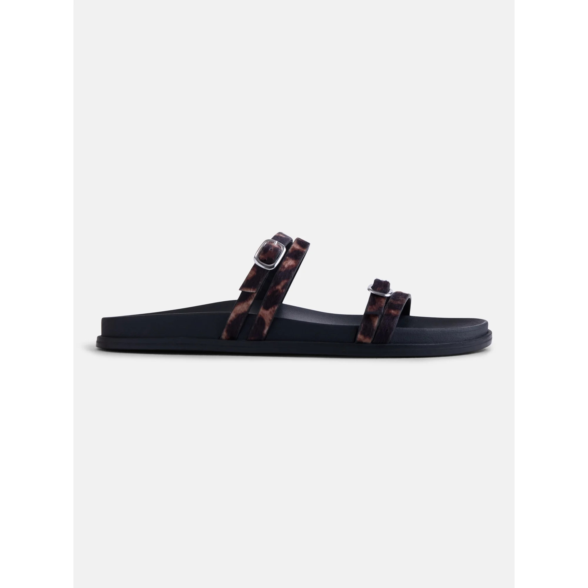 No Boundaries Women's Double Strap Footbed Sandals | Walmart (US)