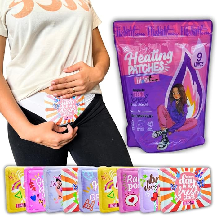Period Heating Pad for Cramps – Period Kit for Teens, Tweens, Girls, and Women Essentials -Peri... | Amazon (US)
