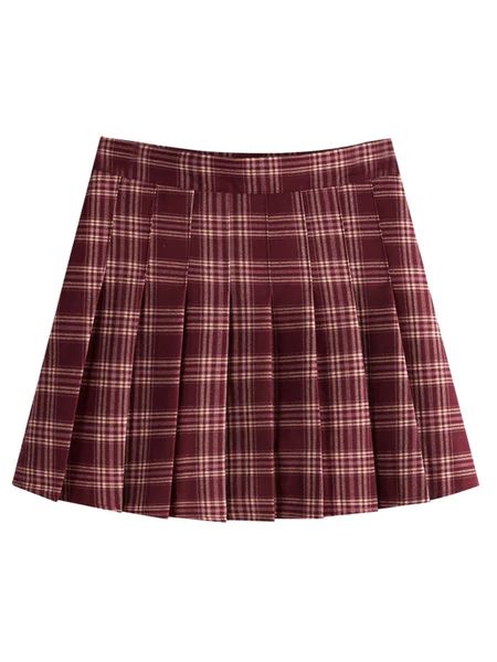 'Vivian' Plaid Pleated Mini Skirt (3 Colors) | Goodnight Macaroon