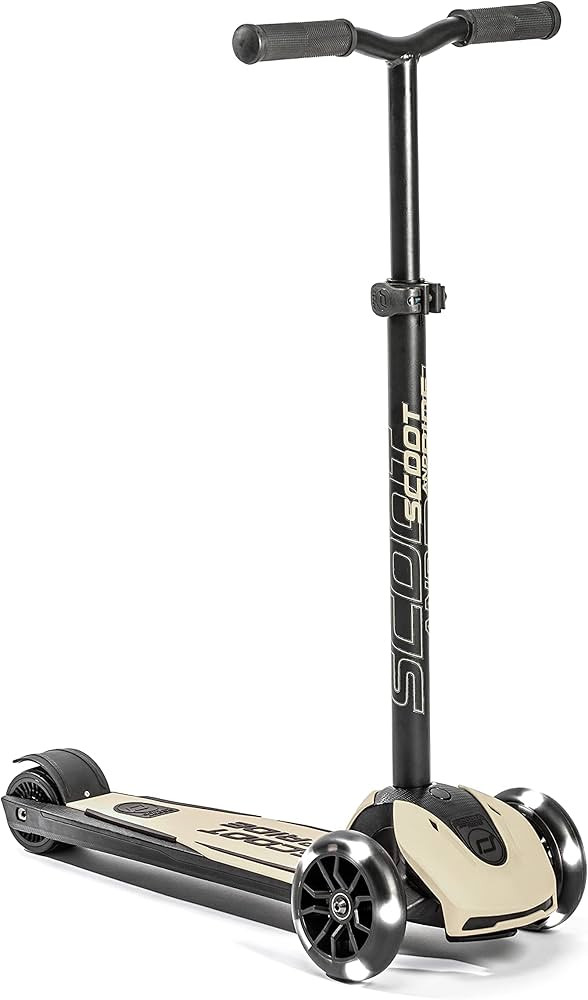 Scoot & Ride Highwaykick 5 LED Scooter Roller Kunststoff/Metall Ash, Maße: ca. 55cm x 15cm x 24c... | Amazon (DE)
