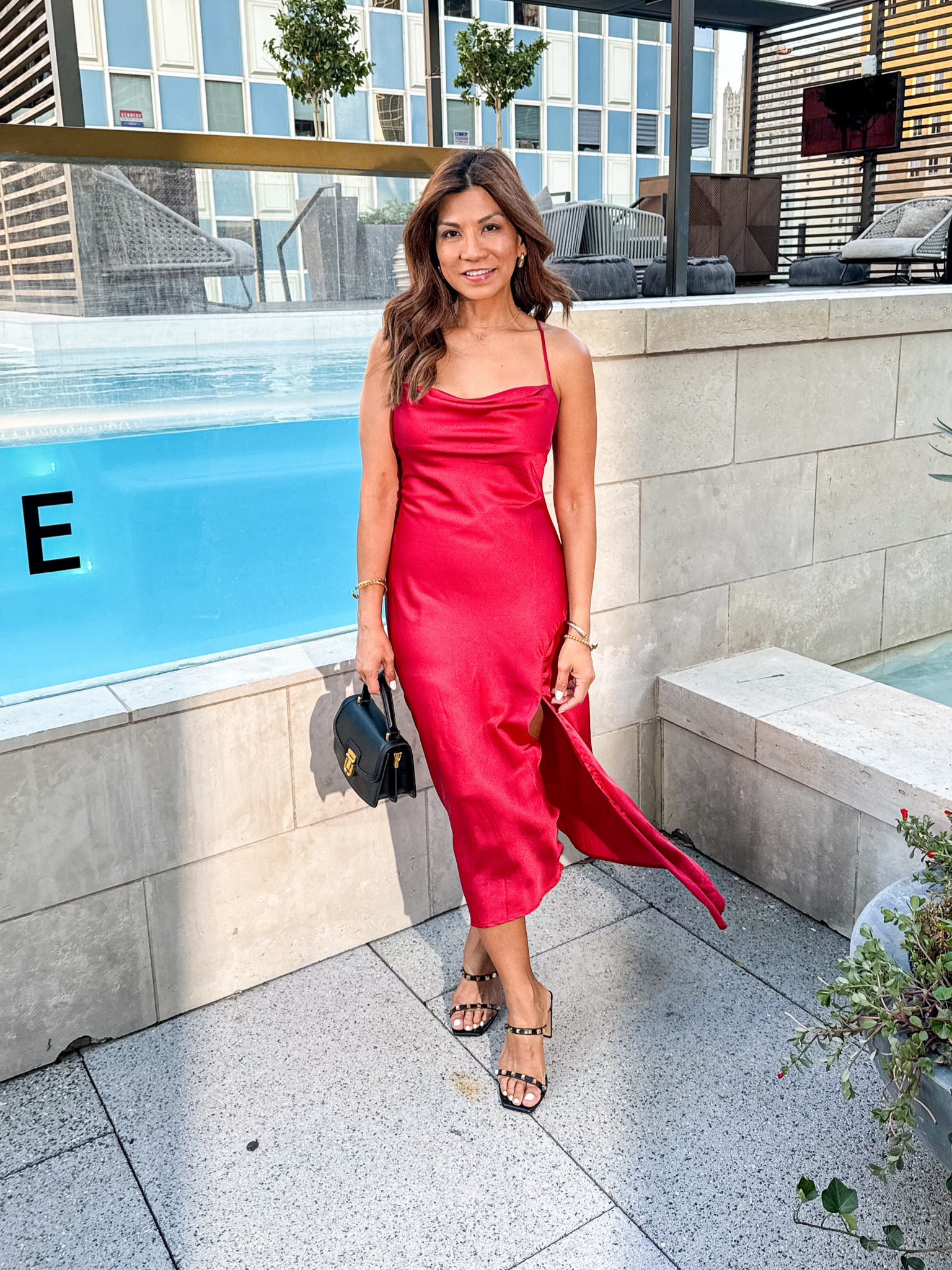 Dress in small, tts. Im 5’2”. Would be great wedding guest outfit, holiday season, date night, Christmas. Comes in 2 colors. 
Wearing pasties, linked.
Sandals tts.
Red dress, Revolve dress, , cocktail dress, Amazon finds,  over 50, midlife fashion, petite fashion, vacation outfits, formal, fashion over 40, fashion over 50, petite style, petite fashionn


#LTKFindsUnder100 #LTKStyleTip #LTKWedding