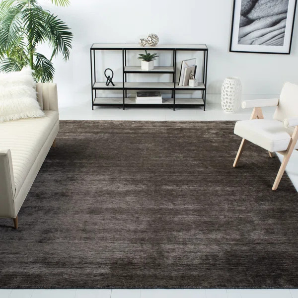 Mcelroy Hand-Knotted Charcoal Rug | Wayfair North America