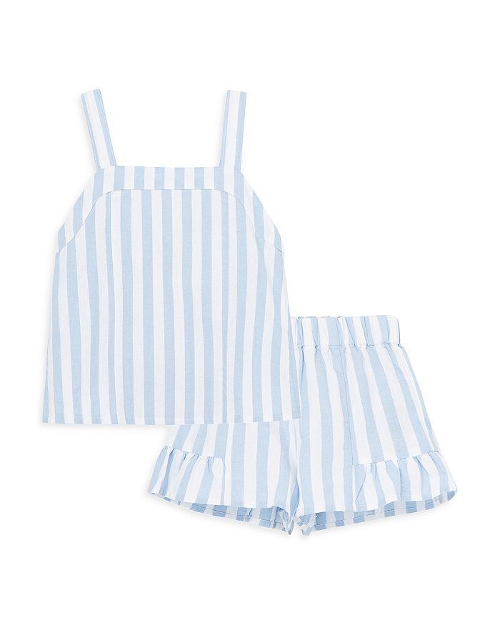 Habitual Kids Girls' Striped Cotton Bow Back Top & Shorts Set - Little Kid, Big Kid Back to Resul... | Bloomingdale's (US)