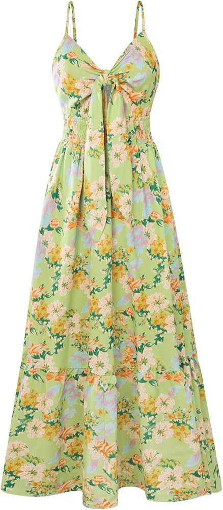 GRACE KARIN Womens Summer Floral Maxi Dresses 2026 Long Flowy Boho Dress Beach Vacation Sundresse... | Amazon (US)