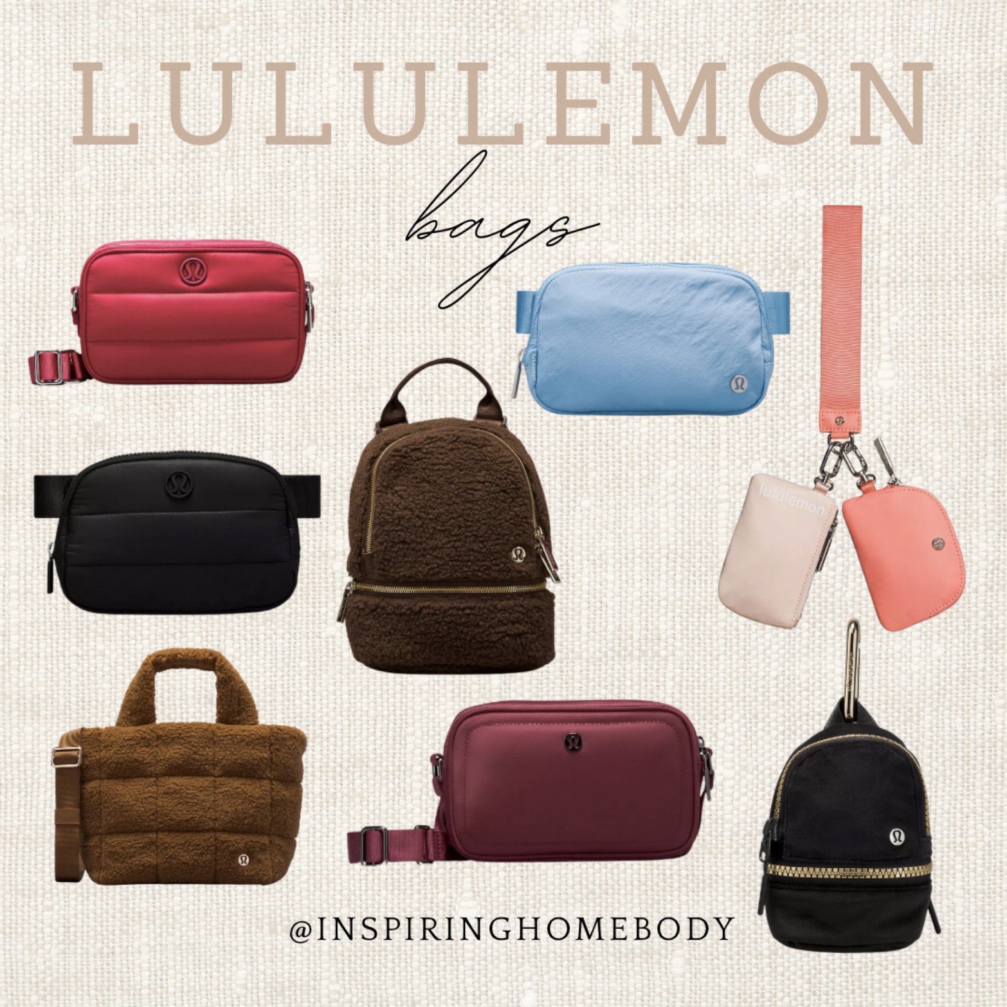 • LULULEMON BAGS • ⁣
New arrivals! Great Christmas 🎁 ⁣
⁣
⁣
#lulu #lululemon #lululemonbeltbag #lululemonnewarrivals #christmasshopping #christmasgifts #giftguide 

#LTKitbag #LTKsalealert #LTKGiftGuide