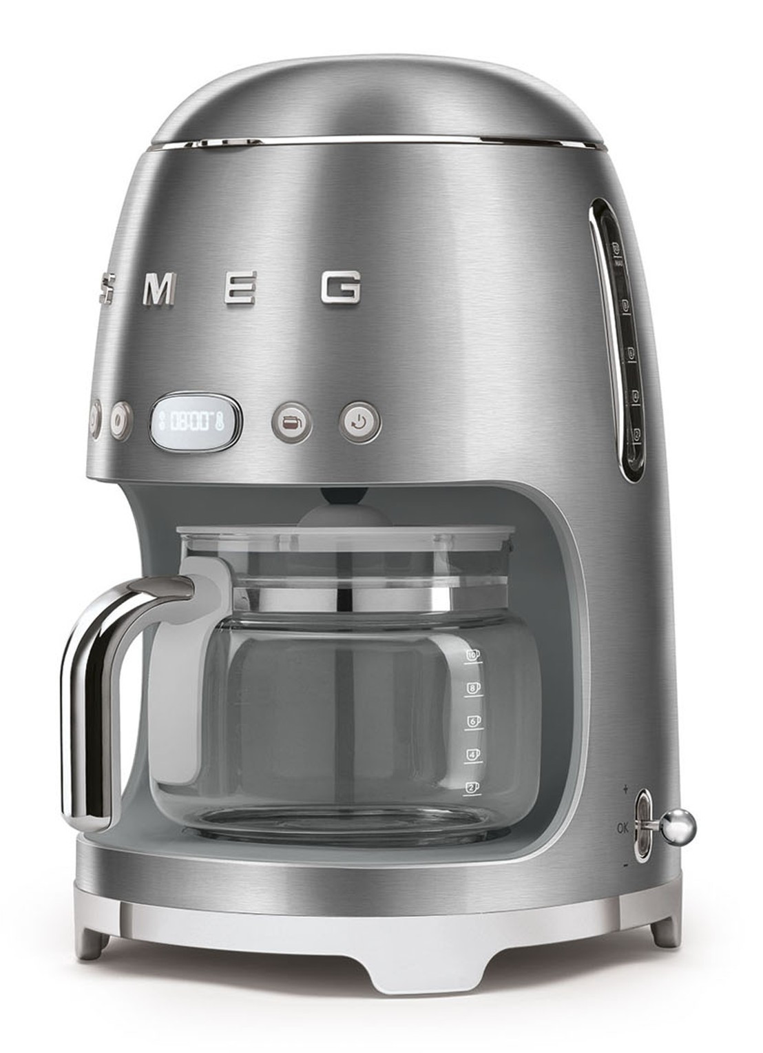 Smeg 50's Style koffiezetapparaat DCF02SSEU • Grijs • de Bijenkorf | De Bijenkorf (NL)