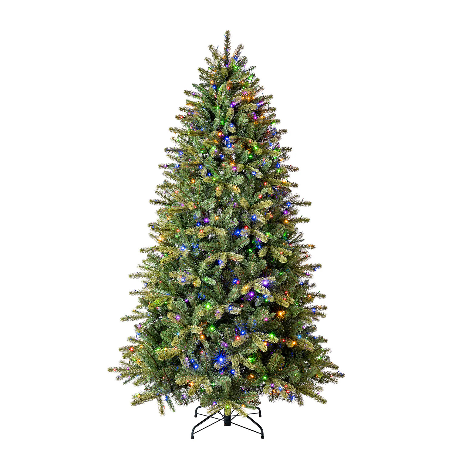 Tree Classics by Balsam Hill Classic Fraser 7.5-ft Fir Pre-lit Artificial Christmas Tree with Mul... | Lowe's