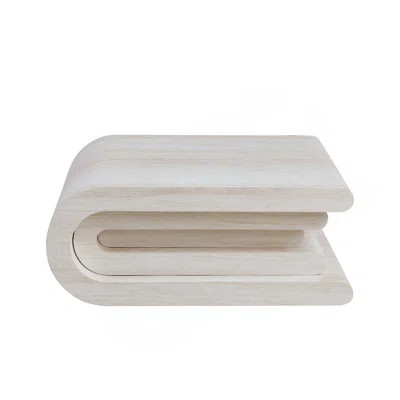 33.86 Inch Square Faux Travertine Pattern Coffee Table For Living Room,MDF Table,Modern Design Irregular Coffee Table With Layered Base For Office,Apa | Wayfair North America