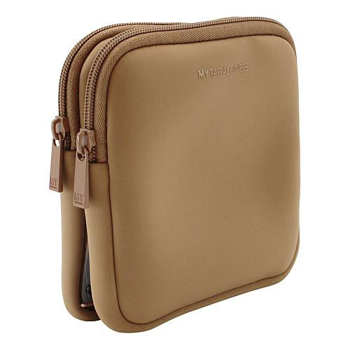 MyTagAlongs The Double Detachable Pouch - Tan | HSN