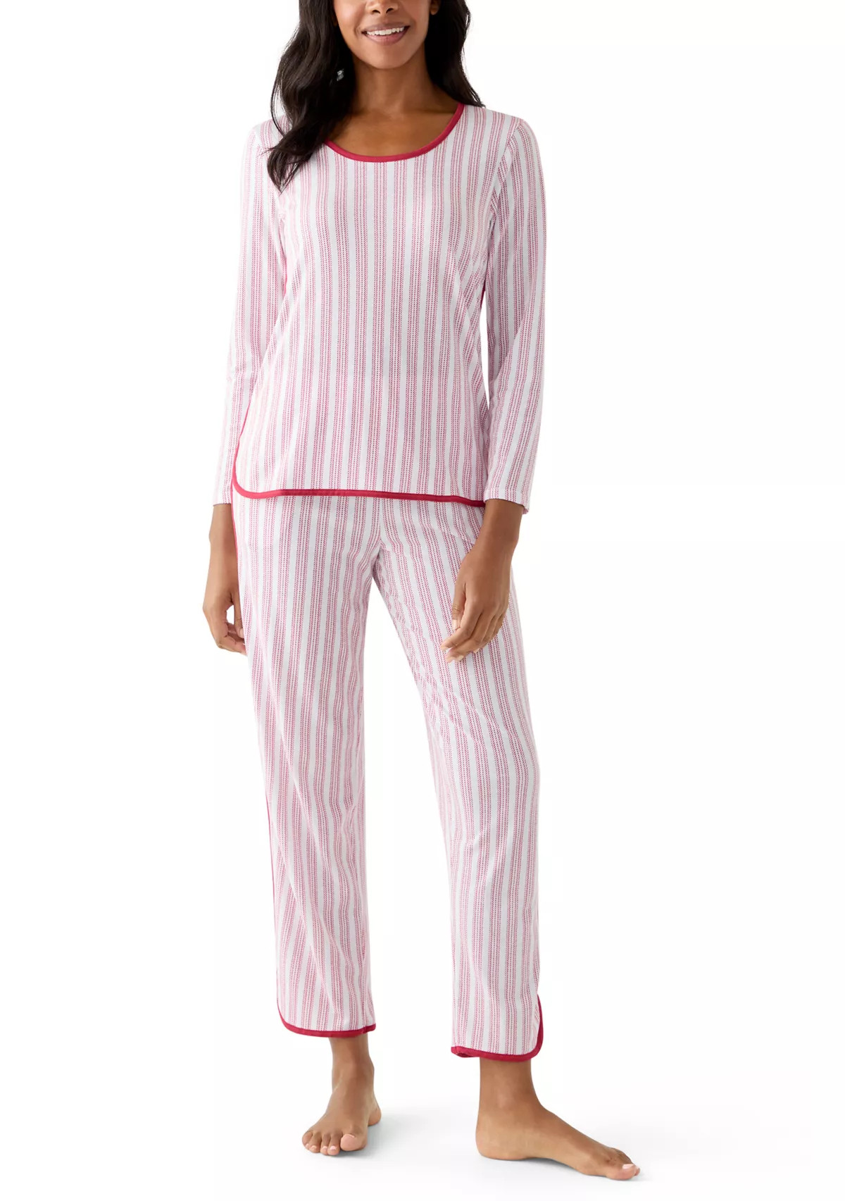Women's Red Stripe Pajama Set | Belk