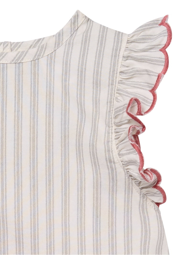 Modern Moments by Gerber Baby Girl Bloomer Outfit Set, 2-Piece, Sizes 0/3 Months - 24 Months | Walmart (US)