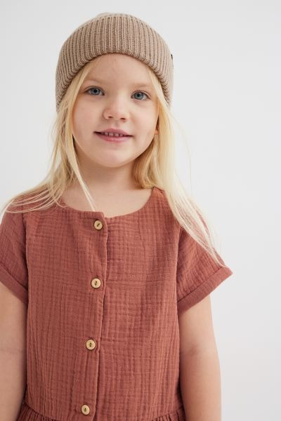 Double-weave Cotton Dress | H&M (US + CA)