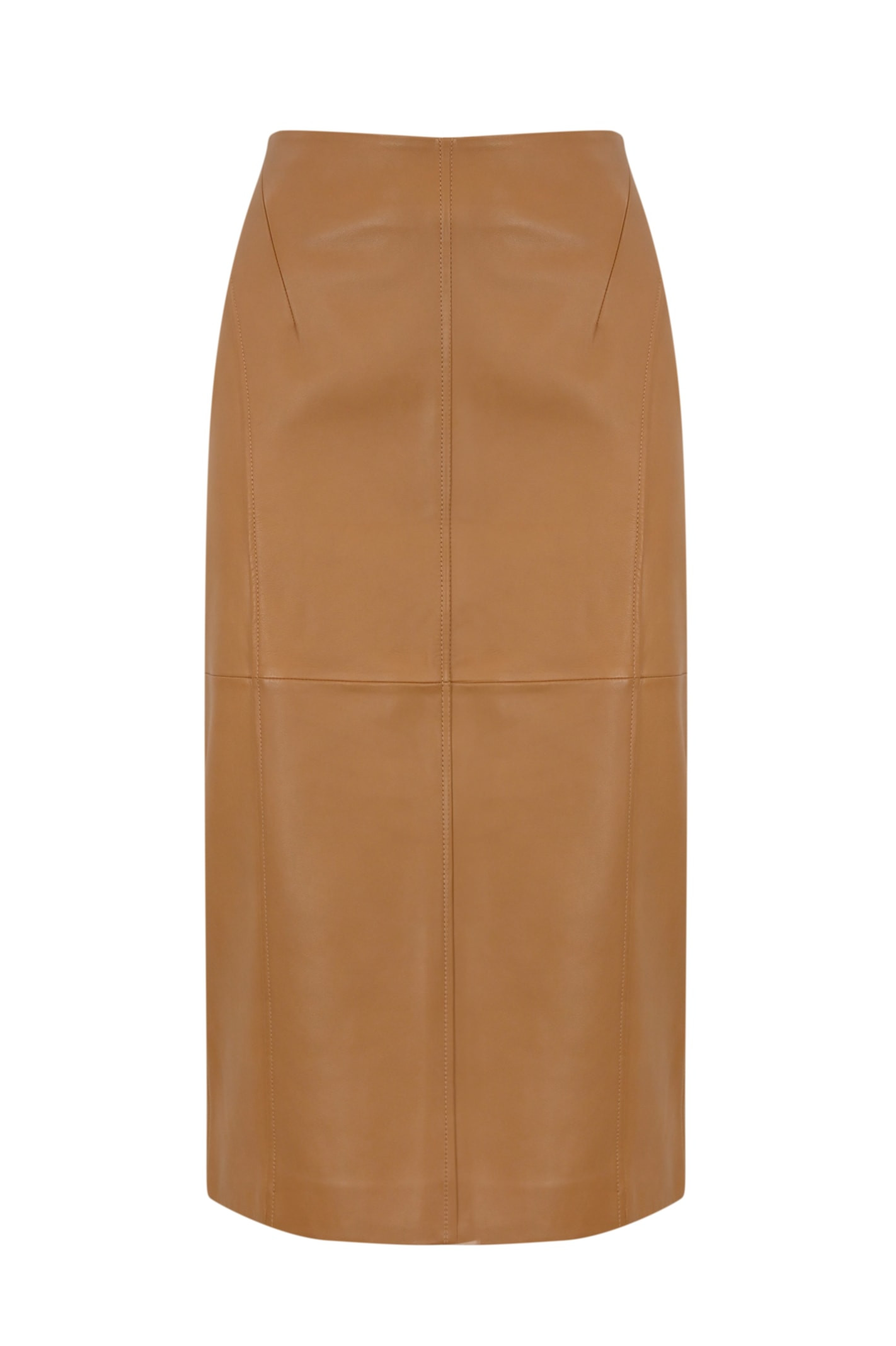 Max Mara Studio Cloro Leather Skirt | Italist.com US