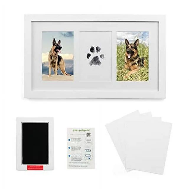 Paw Print Frame Kit - Dog Paw Print Kit and Cat Paw Print Kit for All Breeds - Pet Memorial Pictu... | Walmart (US)