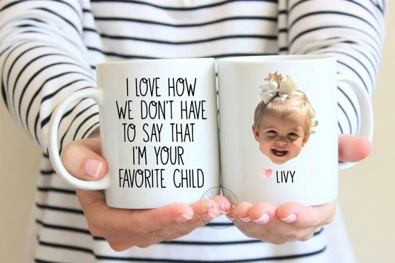 Favorite Child, Funny Mom Gift, Personalized Mom Gift, Baby Photo Gift, Mother's Day Gift, Gift F... | Etsy (US)