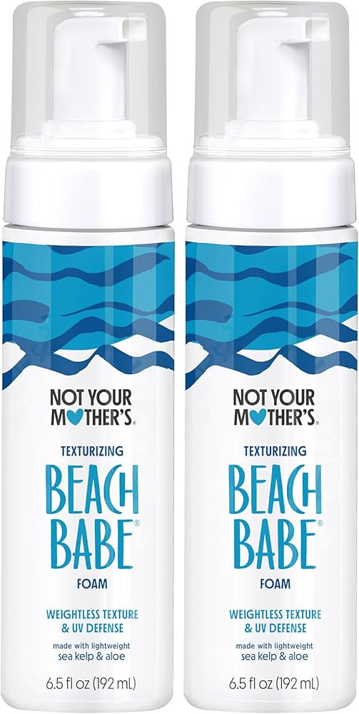 Not Your Mother's Beach Babe Texturizing Foam (2-Pack) - 6.5 fl oz Each - Crunch-Free Texture and... | Amazon (US)