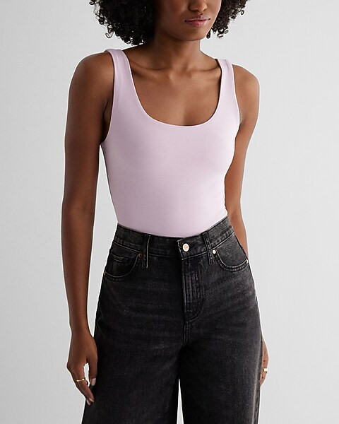 Body Contour High Compression Scoop Neck Bodysuit | Express