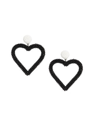 Beaded Heart Earrings | Banana Republic (US)