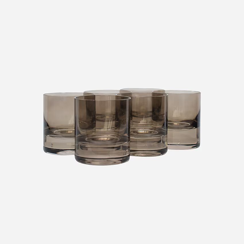 Estelle Colored Glass rocks glasses set-of-six | J.Crew US