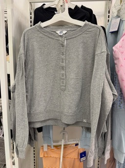 This $25 JoyLab henley is such an easy throw-on for fall 🤍 perfect with leggings, joggers or denim when you want something comfy but a little cuter than a basic sweatshirt. 
fall outfits women over 50, wedding guest dress summer, date night outfits, fall wedding guest dresses, teacher outfits, country concert outfits, concert outfit ideas, fall decor, business casual workwear, travel outfits
 

 #LTKgrwm #LTKootd #LTKSeasonal