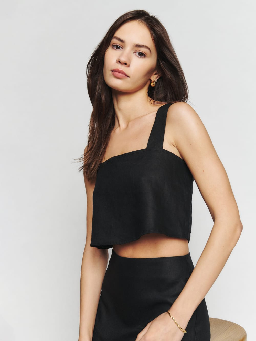 Lorin Linen Top | Reformation (Global)