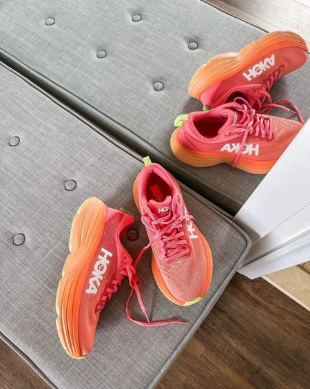 Bright colored sneakers for summer! 

Hoka sneakers // coral tennis shoes // bright colored running shoes 

#LTKshoecrush #LTKstyletip #LTKSeasonal
